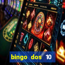 bingo dos 10 mandamentos da lei de deus